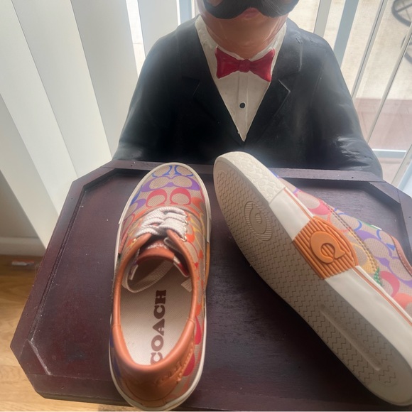 Coach Citysole Skate Multi Color Signature Sneaker Shoes Size 5.5 new - Picture 4 of 6